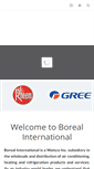 Mobile Screenshot of borealintl.com